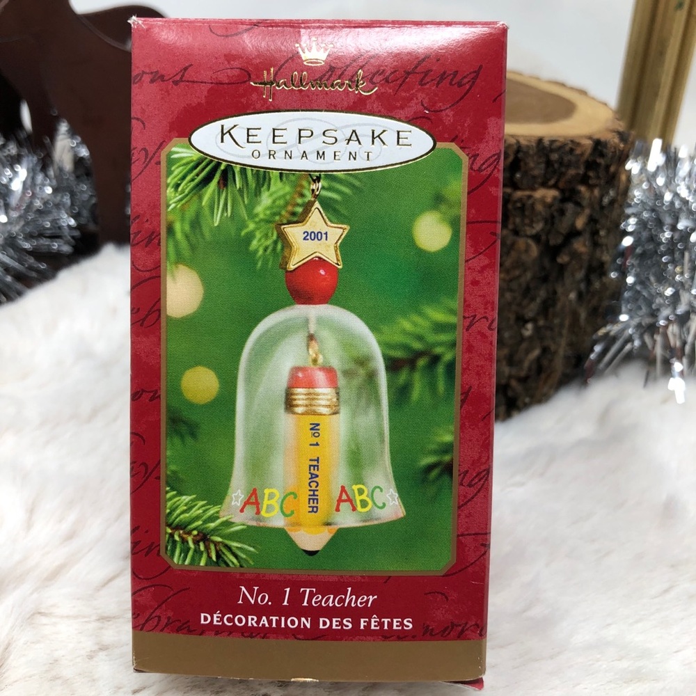 Hallmark Ornament No. 1 Teacher Bell 2001